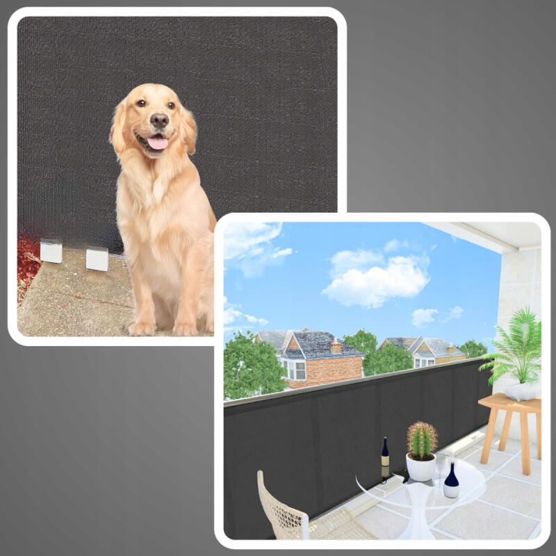 Siatka Cieniująca Na Ogrodzenie Płot Balkon Maskująca 1,5x50m 90% UV Mocna