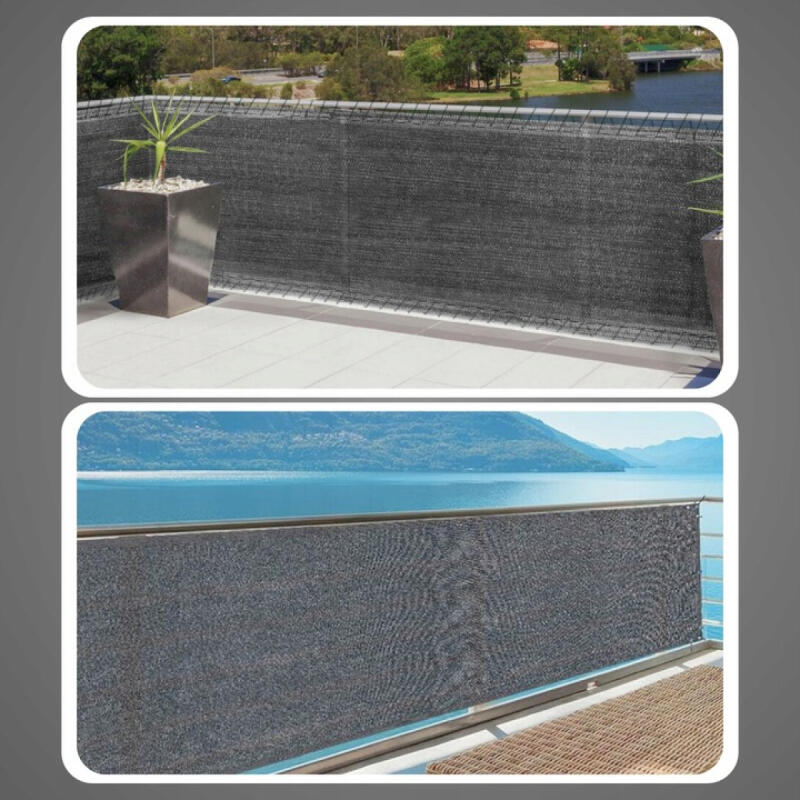 Siatka Cieniująca Na Ogrodzenie Płot Balkon Maskująca 1,5x50m 90% UV Mocna