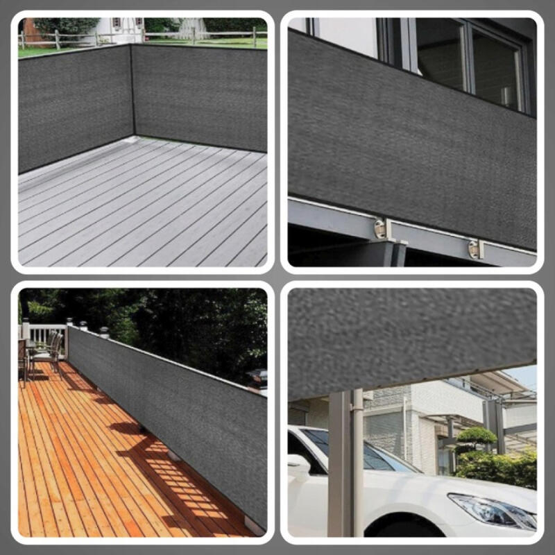 Siatka Cieniująca Na Ogrodzenie Płot Balkon Maskująca 1,5x50m 90% UV Mocna