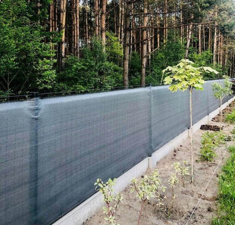 Siatka Cieniująca Na Ogrodzenie Płot Balkon Maskująca 1,5x50m 90% UV Mocna