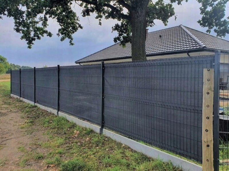Siatka Cieniująca Na Ogrodzenie Płot Balkon Maskująca 1,5x25m 90% UV Mocna