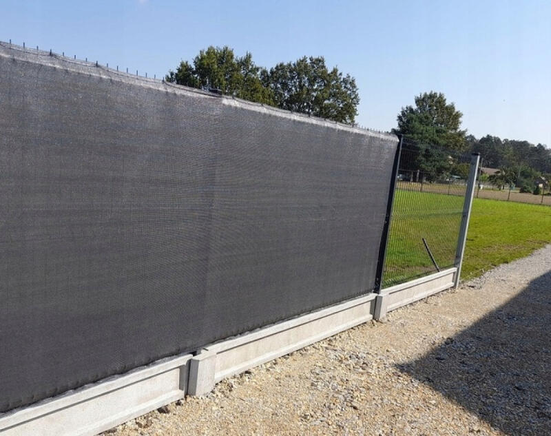 Siatka Cieniująca Na Ogrodzenie Płot Balkon Maskująca 1,5x25m 90% UV Mocna