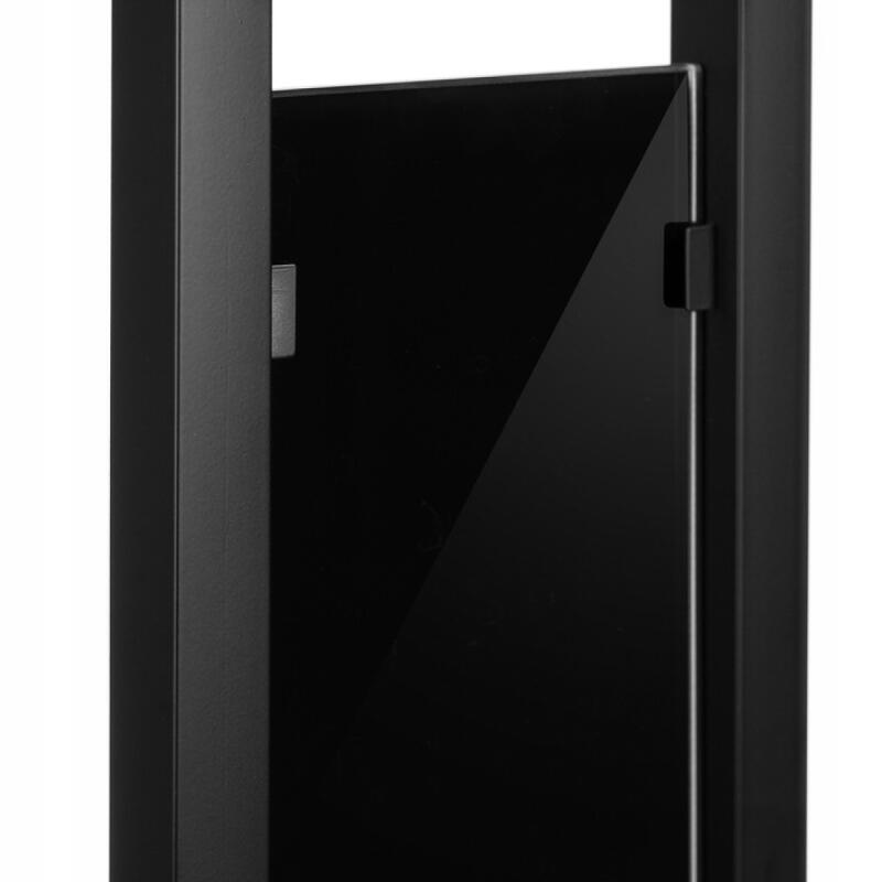 Stojak Na Papier Toaletowy Czarny Ze Szczotką Wc Uchwyt Łazienkowy 3w1 Loft