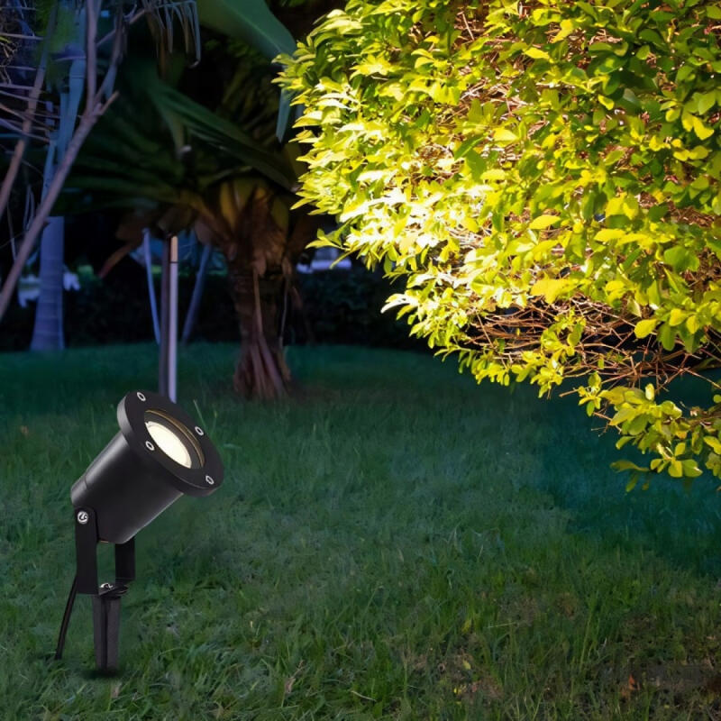 Lampa Ogrodowa Led Wbijana Stojąca Zewnętrzna 2 szt. Reflektor z Przewodem