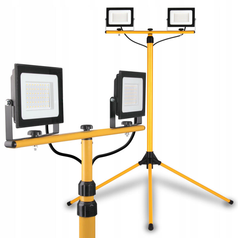 HALOGEN LED BUDOWLANY ROBOCZY NA STATYWIE STOJAKU