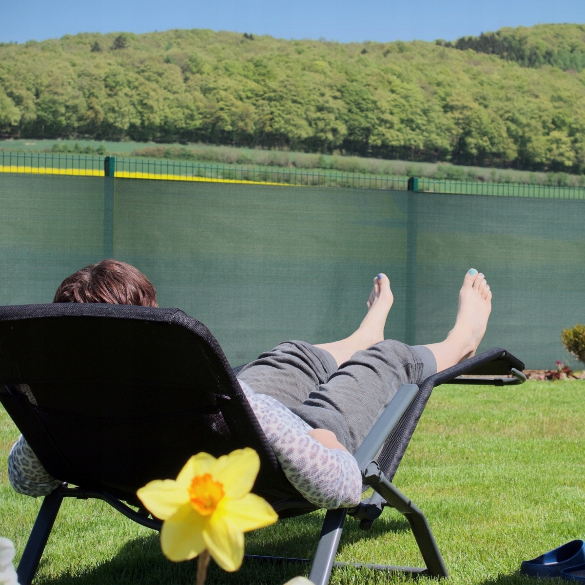 SIATKA CIENIUJĄCA MASKUJĄCA OGRODZENIE 1,2x25m 90%