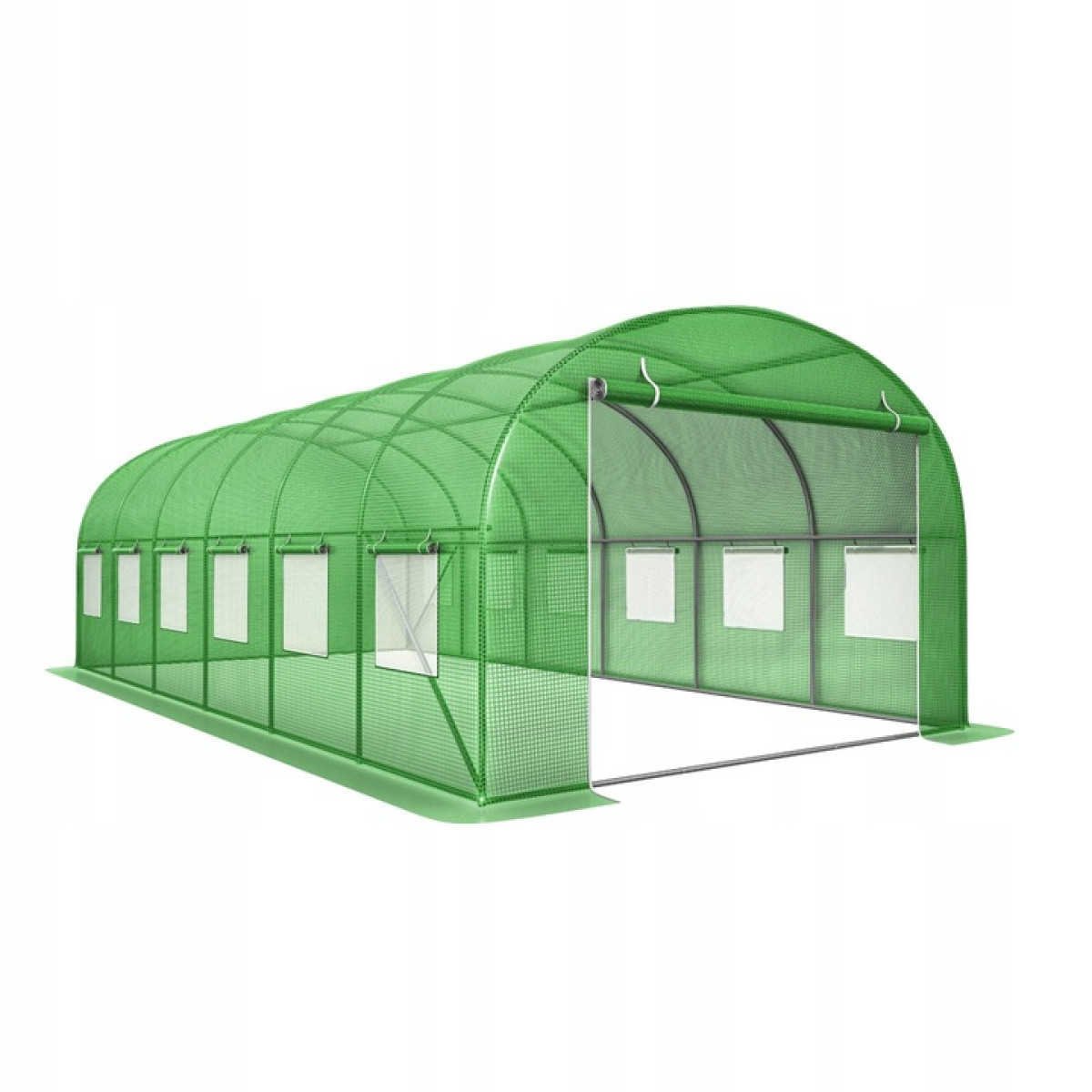 TUNEL FOLIOWY NAMIOT OGRODOWY SZKLARNIA NA WARZYWA 6x3 18m2 FOLIA + STELAŻ