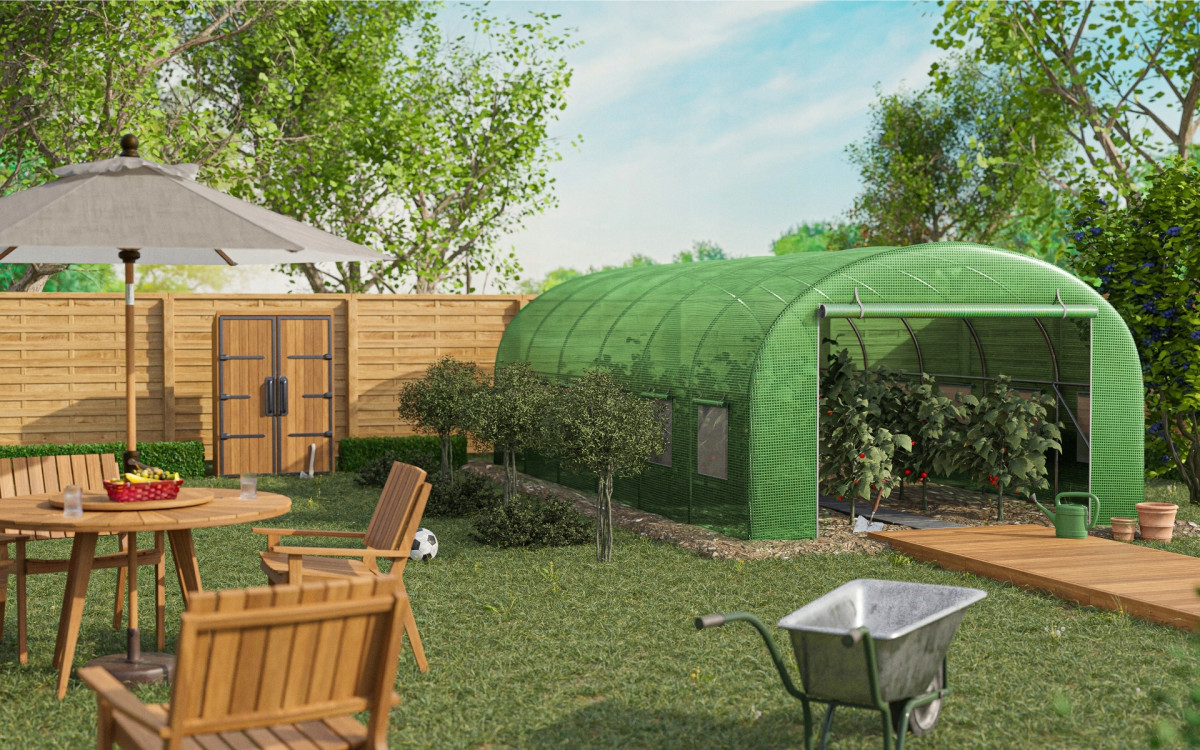 TUNEL FOLIOWY NAMIOT OGRODOWY SZKLARNIA NA WARZYWA 6x3 18m2 FOLIA + STELAŻ