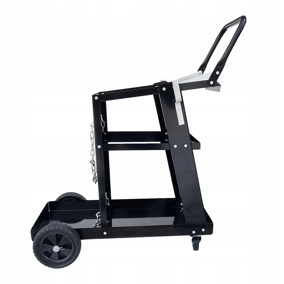 WÓZEK SPAWALNICZY DO SPAWAREK TIG MIG I BUTLI SPAWALNICZYCH STABILNY PÓŁKI