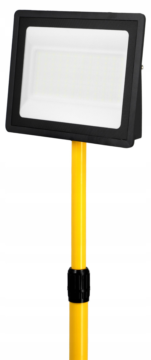 HALOGEN LED LAMPA NAŚWIETLACZ BUDOWLANY ZEWNĘTRZNY 50W + STATYW 1,4m IP65