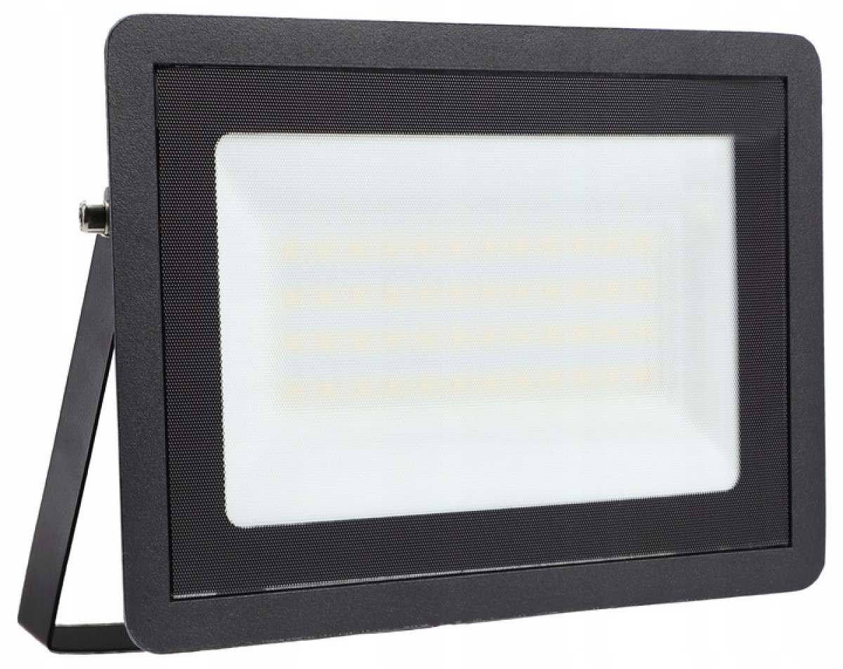 HALOGEN LED LAMPA NAŚWIETLACZ BUDOWLANY ZEWNĘTRZNY 50W + STATYW 1,4m IP65