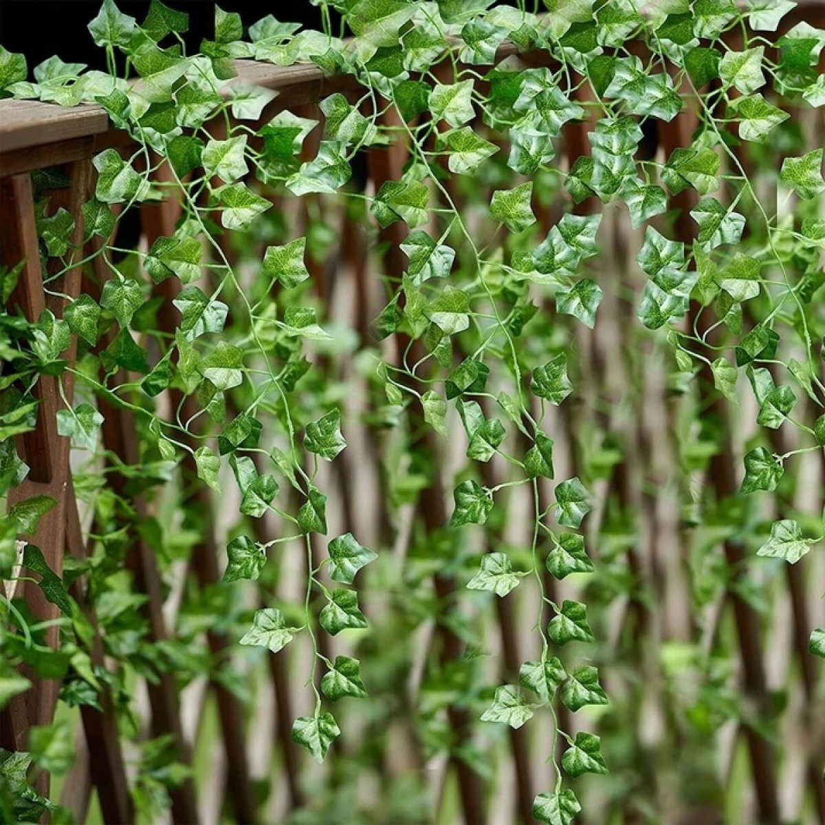 SZTUCZNY BLUSZCZ x24 NA ŚCIANE BALKON KWIATY LIŚCIE ZIELONA ŚCIANA 50m