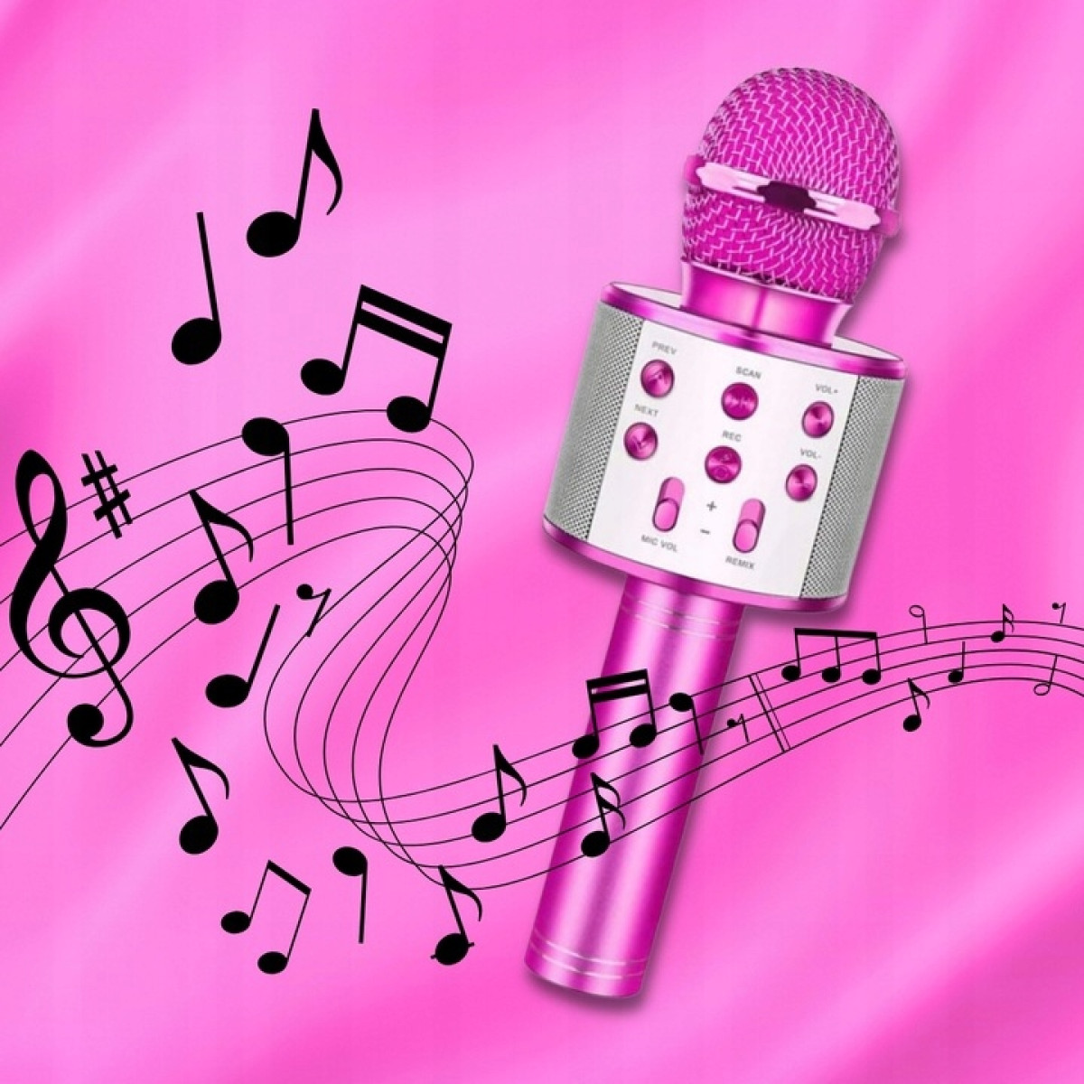 MIKROFON KARAOKE DLA DZIECI BEZPRZEWODOWY GŁOŚNIK BLUETOOTH PREZENT ŚWIĘTA